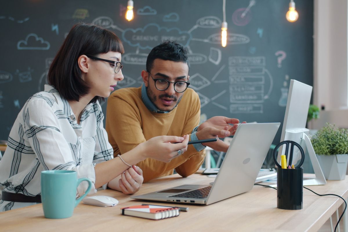 Support assistant working through customer messages